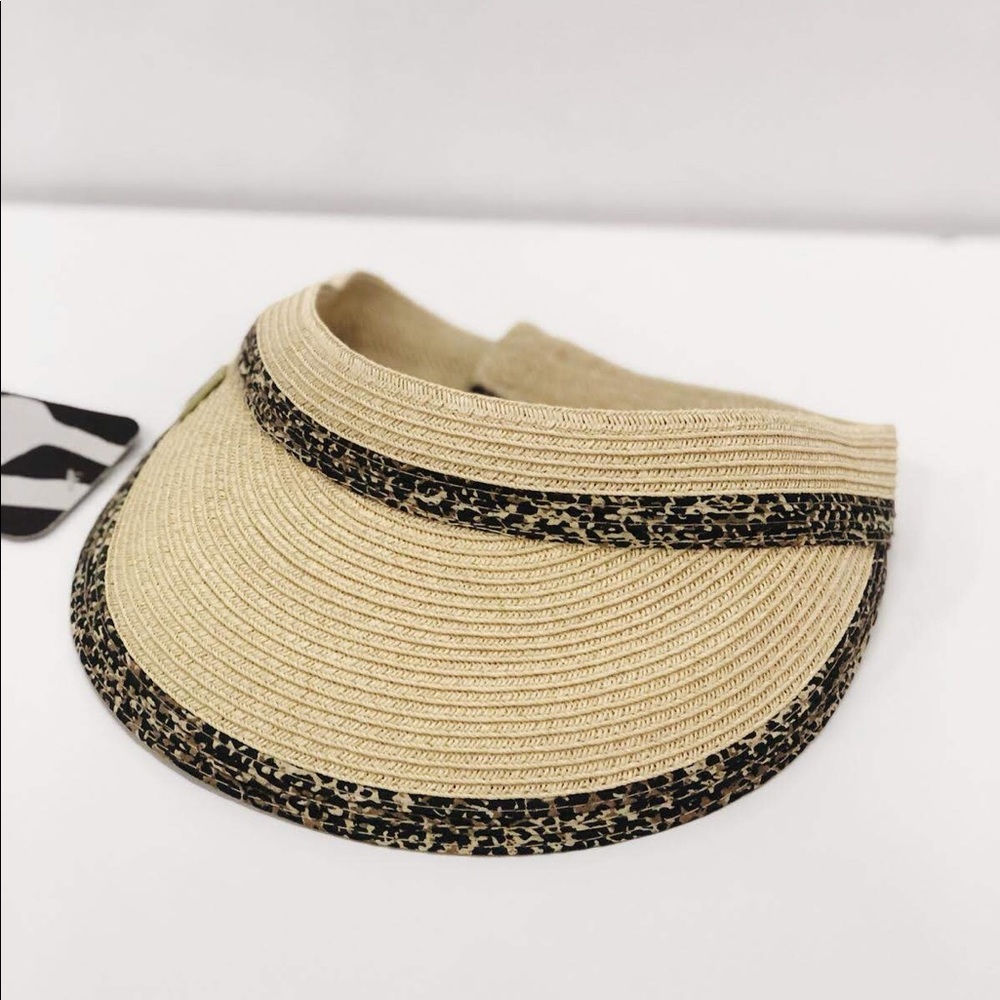 Natural Animal Print Adjustable Animal Print Visor
